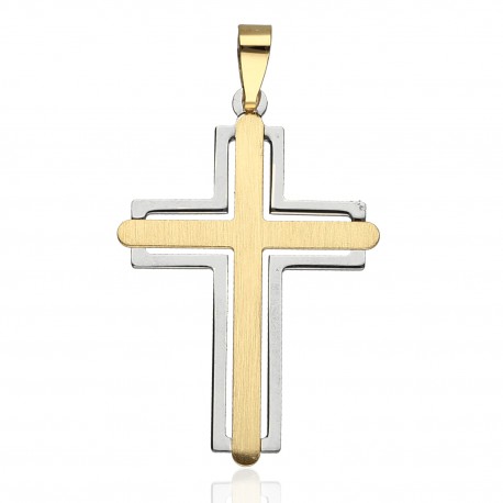 Cruz Oro 18K bicolor