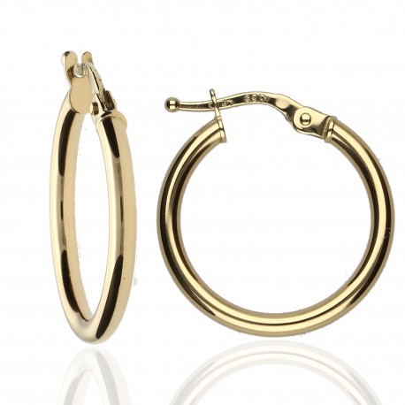 Aros ¨Lisy¨Oro 18K 15mm