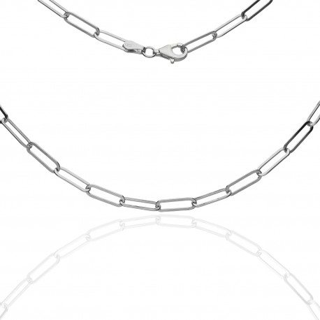 Gargantilla ¨Locker¨plata 40cm