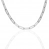 Gargantilla ¨Locker¨plata 45cm