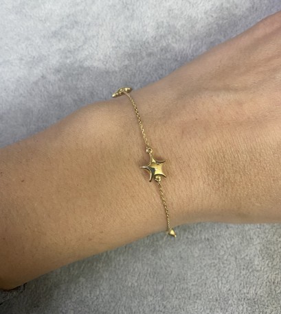 Pulsera ¨Star¨ oro 18K