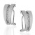 Pendientes Oro 18K banda circonitas