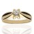 Solitario ¨Niza¨ oro 18K