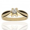 Solitario ¨Niza¨ oro 18K