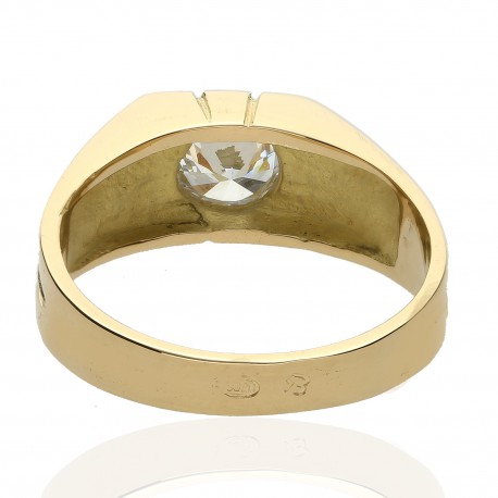 Solitario ¨Athenas¨ oro 18K