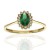 Anillo ¨Sofia¨ Oro 18K Esmeralda