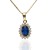 Colgante ¨Sofía" Oro 18K Zafiro