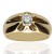 Solitario ¨Mónaco¨ oro 18K