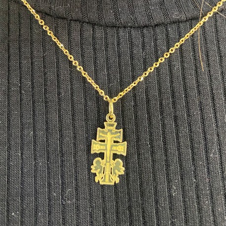 Cruz Caravaca Oro 18K 17mm