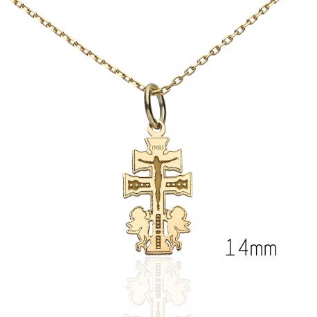 Cruz Caravaca Oro 18K 17mm
