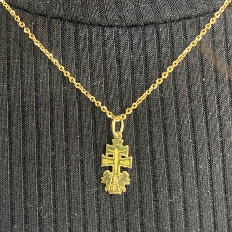 Cruz Caravaca Oro 18K 17mm