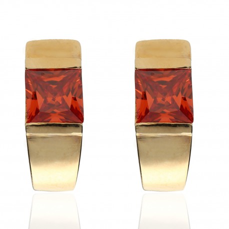 Pendientes ¨Crossandra¨ Oro 18K 