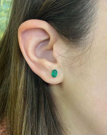 Pendientes ¨Mery¨ Oro 18K 