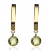 Pendientes ¨Paola¨ Oro 18K citrino