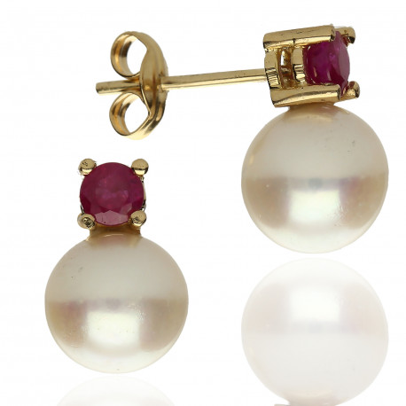 Pendientes ¨Liz¨ Oro 18K 