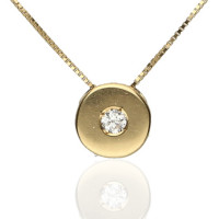 Gargantilla circulo Oro 18k