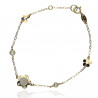 Pulsera ¨Flor¨ Oro 18K