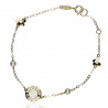 Pulsera ¨Bianca¨ Oro 18K