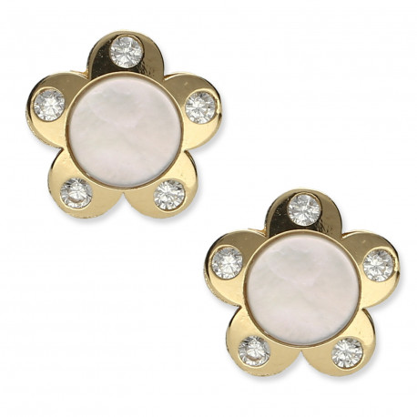 Pendientes ¨Flor¨Oro 18K