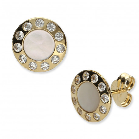 Pendientes ¨Bianca¨Oro 18K