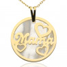 Colgante Mamá ¨Sofía¨Oro 18K