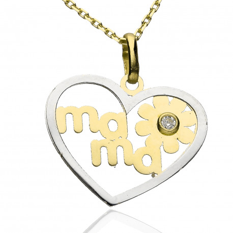 Colgante Mamá ¨Margaret¨Oro 18K
