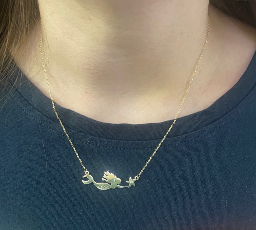 Gargantilla ¨Sirena¨ Oro 18K 