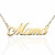 Gargantilla ¨Mamá¨ Oro 18K 