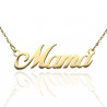 Gargantilla ¨Mamá¨ Oro 18K 