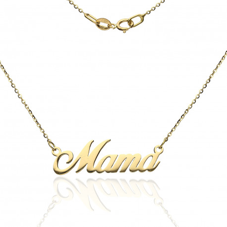 Gargantilla ¨Mamá¨ Oro 18K 