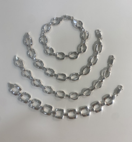 Pulsera ¨Atenea¨ Plata 1ªLey