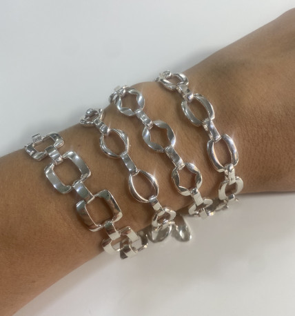 Pulsera ¨Atenea¨ Plata 1ªLey