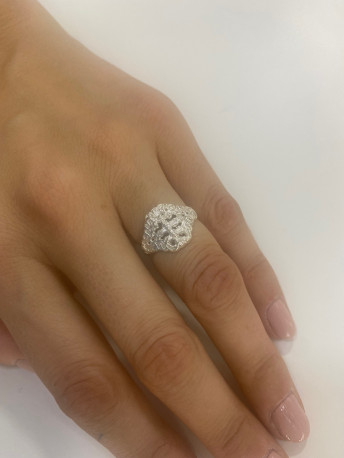 Anillo plata Cruz Caravaca