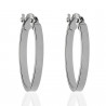Aros ¨Blow¨Oro Blanco 18K 15mm