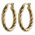 Aros ¨Twist¨Oro 18K 15mm