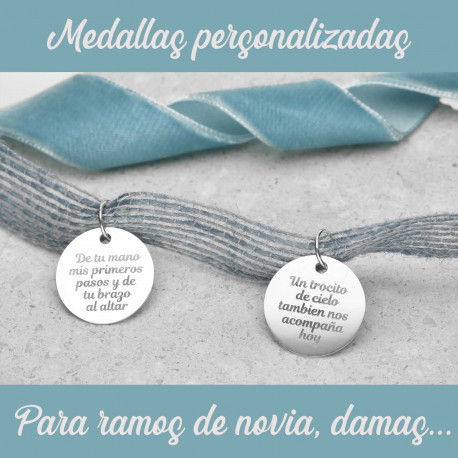 Medalla Ramo de Novia Plata 1ªLey