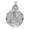Medalla plata Virgen Angustias 15mm