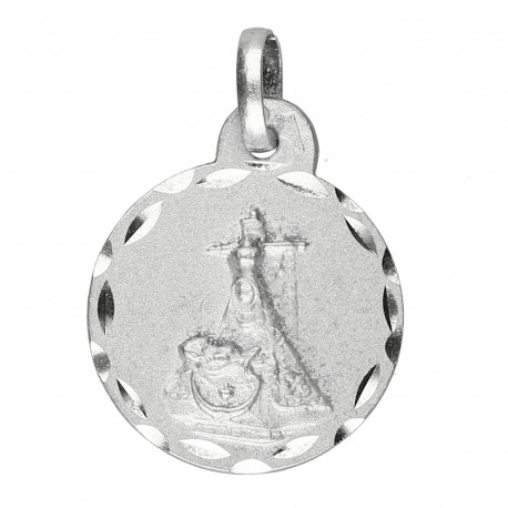 Medalla plata Escapulario 17mm