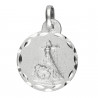 Medalla plata Escapulario 17mm