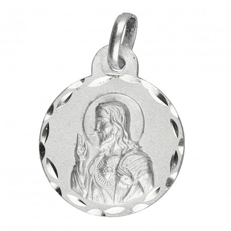 Medalla plata Escapulario 17mm