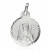 Medalla plata Sagrado Corazón 18mm
