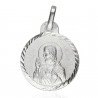 Medalla plata Sagrado Corazón 18mm