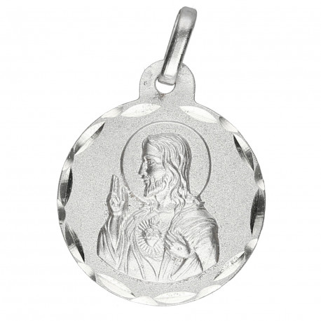 Medalla plata Escapulario 19mm