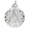 Medalla plata Virgen Angustias 19mm