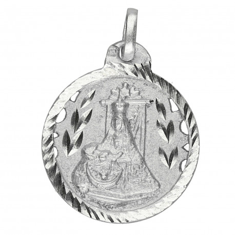 Medalla plata Virgen Angustias 20mm