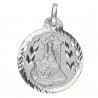Medalla plata Virgen Angustias 20mm