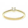 Solitario ¨Noa¨ Oro 18K circonita
