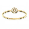 Anillo ¨Sun¨ Oro 18K circonitas