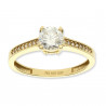 Anillo ¨Susan¨ Oro 18K circonitas