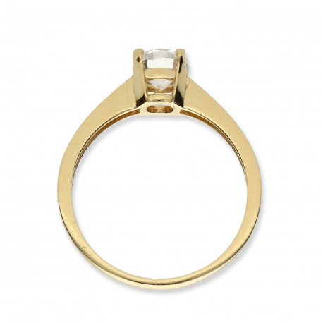 Anillo ¨Susan¨ Oro 18K circonitas